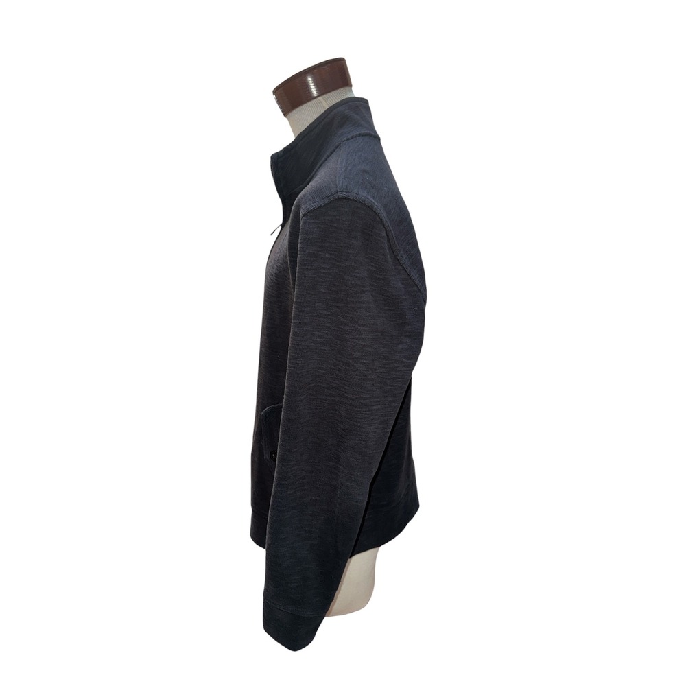 Ben Sherman Dark Charcoal Cotton Zip-Up Bomber Jacket‎ L - Picture 5 of 12